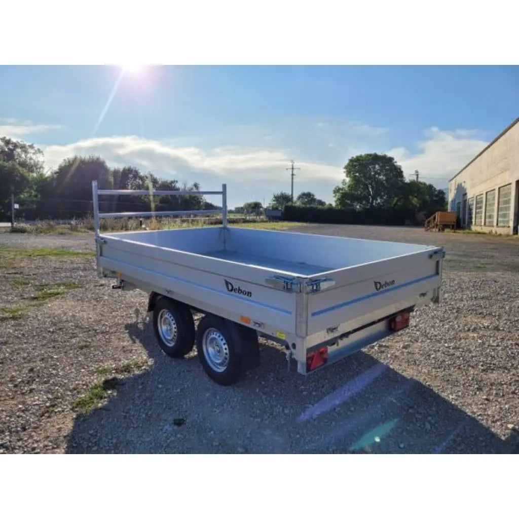 Remolque Volquete PW2.3 Debon hidráulico TRIBENNE 2 ejes