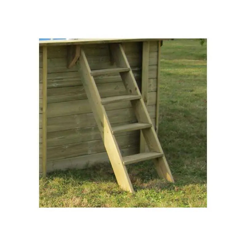 Piscina de madera AVOCADO ovalada 656 x 456 x ↕131cm - GRE