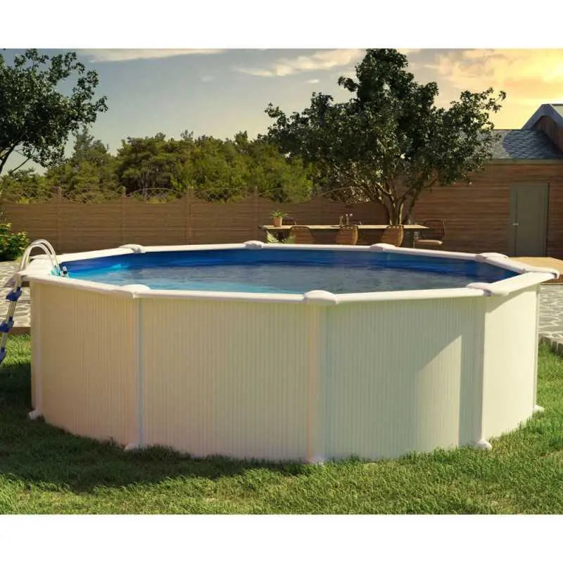 Piscina Acero Blanco Fidji Redonda 460 X 120cm - Gre