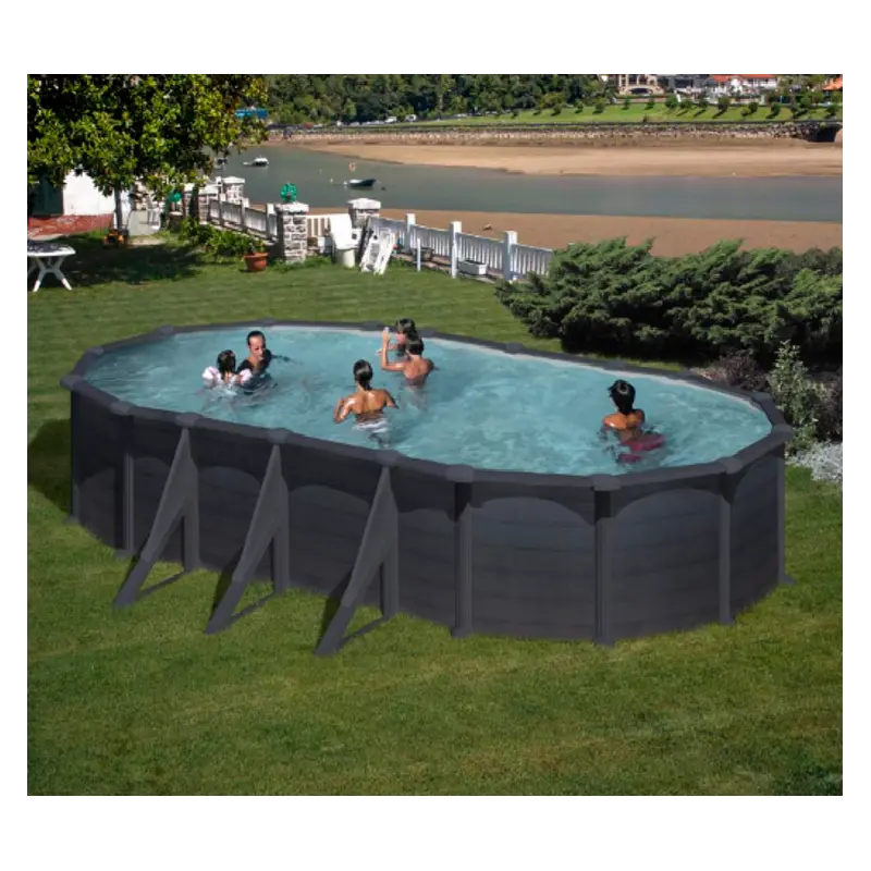 Piscina GRANADA ovalada 730 x 375 x ↕132 cm - GRE